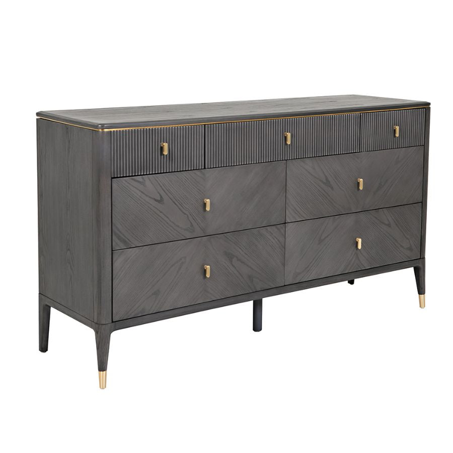 Diletta Chest of Drawers Ribbed