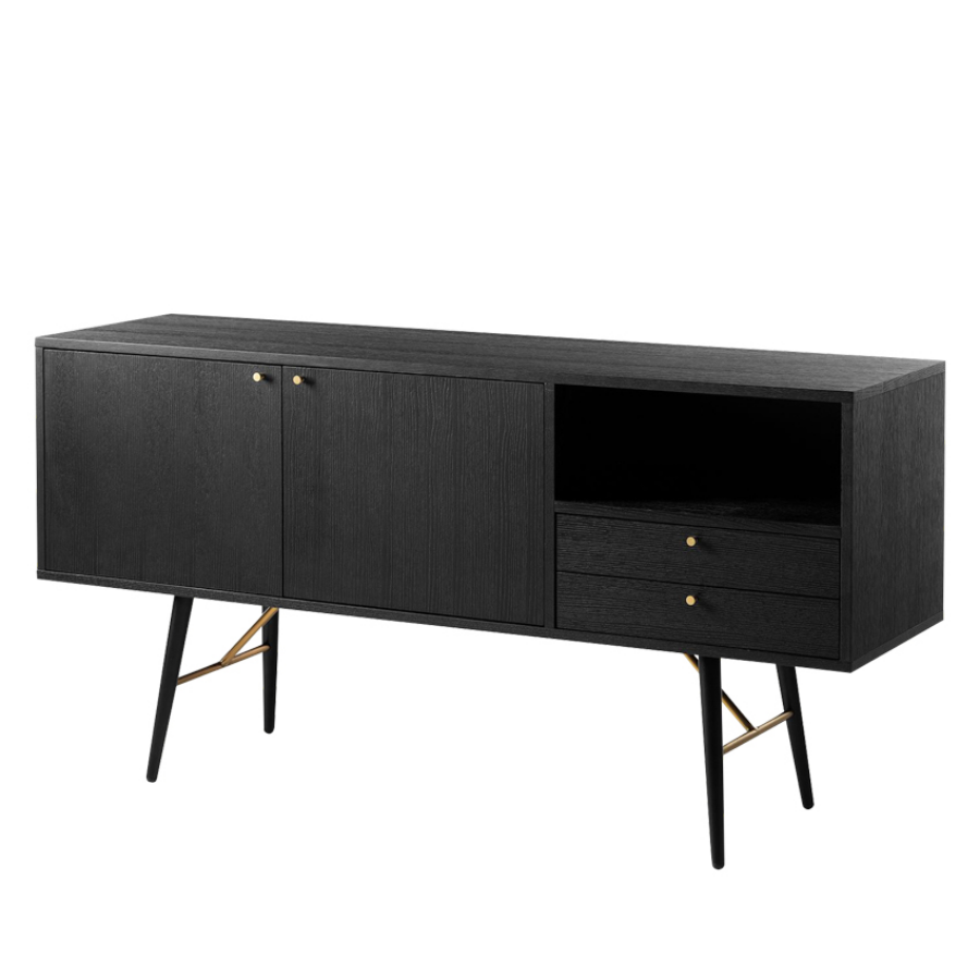 Barcelona Sideboard - Black and Copper