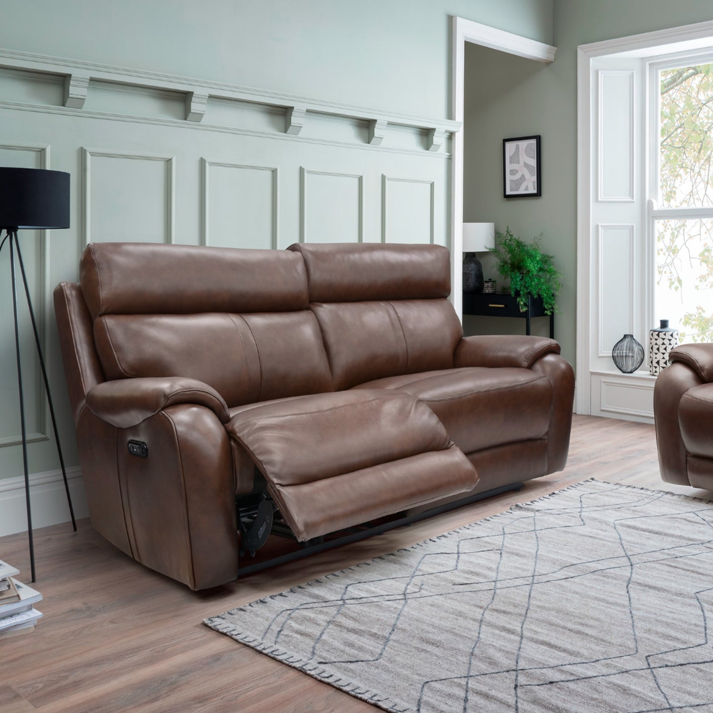 Winchester 3 Seater Power Leather Suite