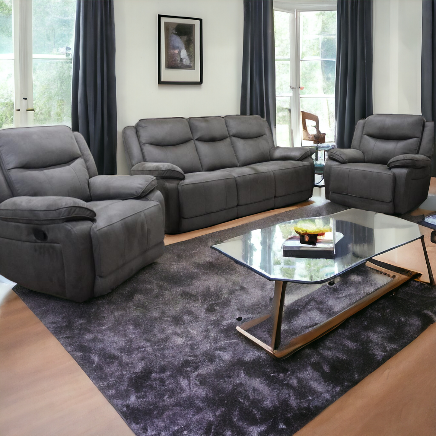 Pembrook 3 Seater Reclining Sofa