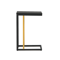 Barcelona Drinks Table - Black and Copper