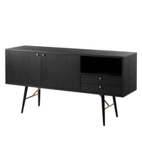 Barcelona Sideboard - Black and Copper