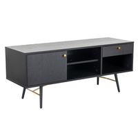 Barcelona TV Unit - Black and Copper