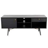 Barcelona TV Unit - Black and Copper