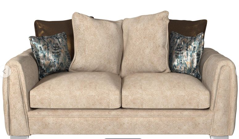 Rosso 2 Seater Pillow Back