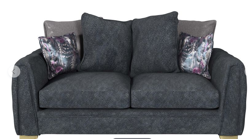 Rosso 2 Seater Pillow Back