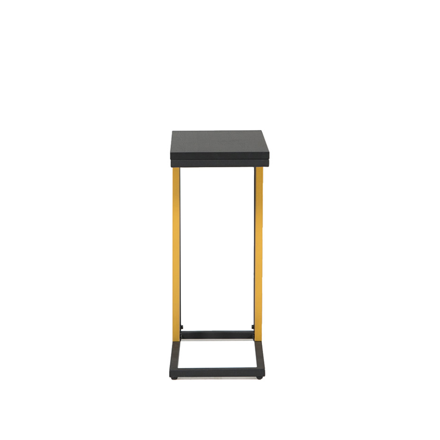 Barcelona Drinks Table - Black and Copper