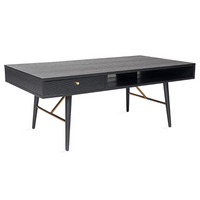 Barcelona Coffee Table- Black and Copper