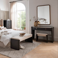 Rhodes Dressing Stool Ebony