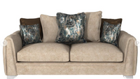 Rosso 3 Seater Pillow Back