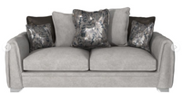 Rosso 3 Seater Pillow Back