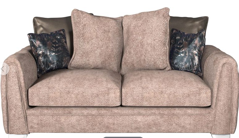 Rosso 2 Seater Pillow Back