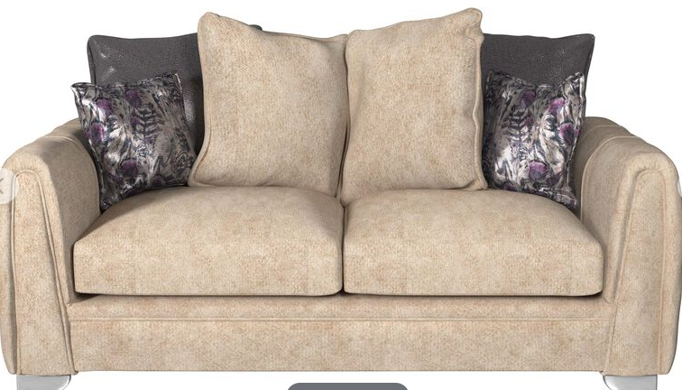 Rosso 2 Seater Pillow Back