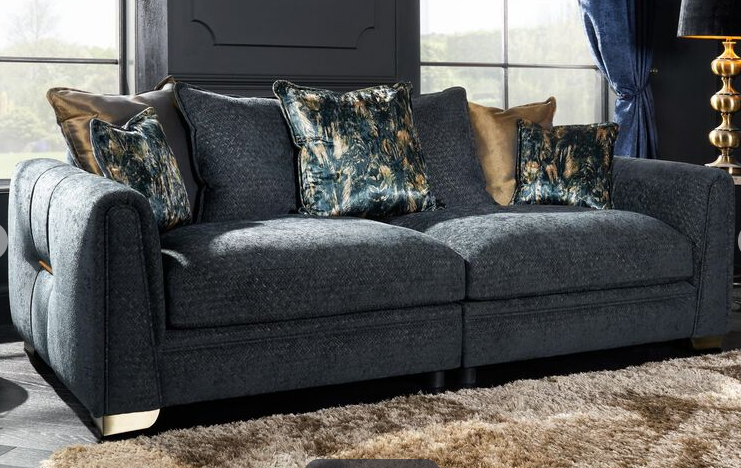 Rosso 4 Seater Split Pillow Back