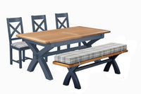 Capri 1.8m Dining Set with Bench
