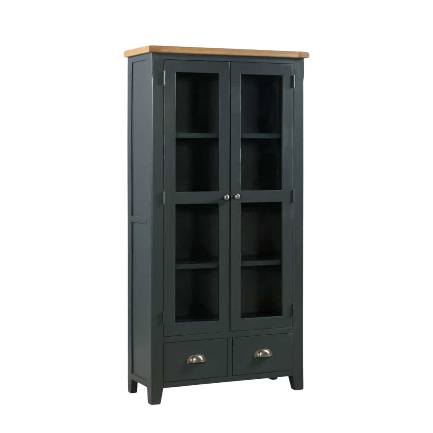 Capri Dark Display Cabinet
