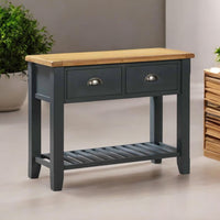 Capri Dark Large Console Table