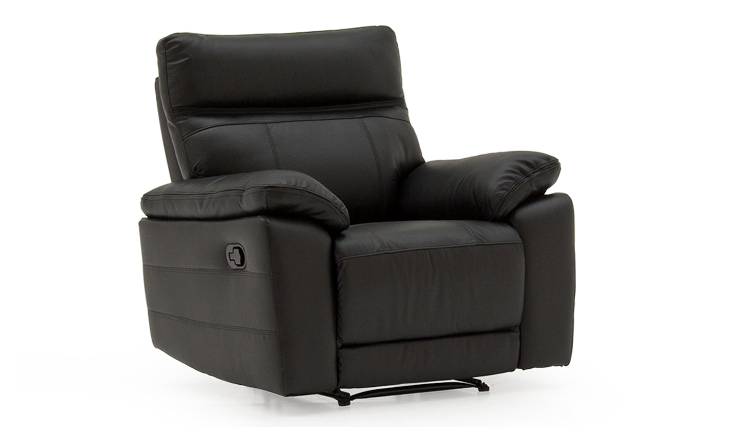 Positano Manual Leather Recliner Armchair