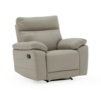 Positano Manual Leather Recliner Armchair