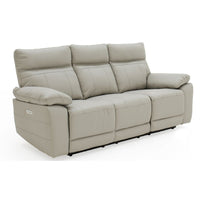 Positano Leather Electric 3 Seater Recliner